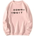 thumbnail image 2 of DPTALR Men's Casual Fashion Print Round Neck Long Sleeve Pullover Sweatshirt,Pink,Big and Tall Men M, 2 of 6