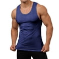 thumbnail image 2 of Men'S Summer Sleeveless High Stretch Sports Vest Top, Quick Drying Fitness Training Vest, 2 of 9