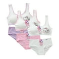 thumbnail image 1 of Girls' Training Bras Cotton Developed Molded Microfiber No Wire Girl Training BraAdjustable A-Cup 12-16 Years Teen, 1 of 4