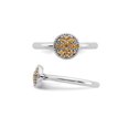 thumbnail image 3 of Gem & Harmony 1/5 Carat (Ctw) Natural Citrine Cluster Ring in Sterling Silver for Women, 3 of 6