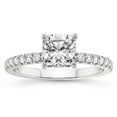 thumbnail image 7 of IGI Certified 2 Carat Cushion Shape Lab Grown Diamond Engagement Ring | 14K White Gold |Nomi Classic Eternity Lab Diamond Ring | FG-VS1-VS2 Quality Friendly Diamonds, 7 of 7