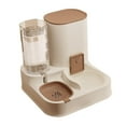 thumbnail image 2 of Pet Autoalimentador Tazón de comida seca y suministros de riego, alimentador de suministros de viaje y dispensador de agua para gatos y perros rosa, 2 of 8