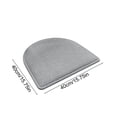 thumbnail image 3 of Deeceymbur U-Shaped Woven Chair Cushion Non-Slip Polyester Seat Pad Breathable for Dining Chairs Vintage Style, 3 of 6