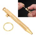 thumbnail image 4 of Mini Ballpoint Pen, Brass Pocket Pen with Detachable Keychain On Top for Office Working Traveling Writing, 4 of 7