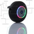 thumbnail image 4 of Ducha portátil a prueba de agua Bluetooth 4.0 Altavoces Subwoofer, efecto LED colorido, fuerte adherencia, llamadas manos libres para teléfonos inteligentes Todos los dispositivos Bluetooth (negro) brillar Electrónica, 4 of 5