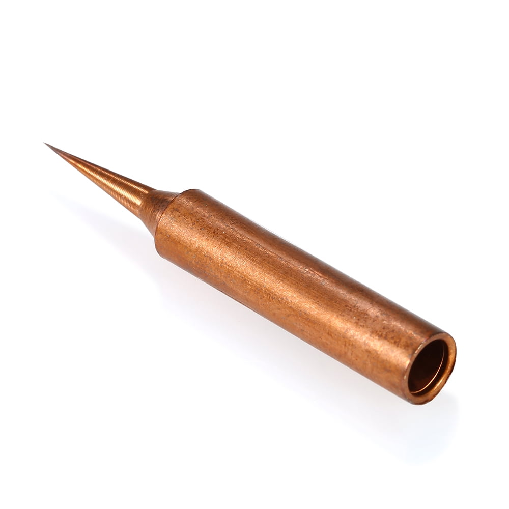 6pcs Copper Iron Tips Soldering Metalworking Welding Tools For Rework Station