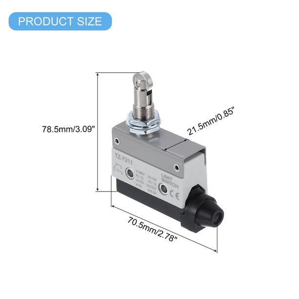 Limit Switch Roller Plunger TZ-7311 Mount 1NC1NO 3D Printer Switch