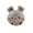 D001- Gray, variant on Plush, Bunny Rabbit Stuffed Animal, Stuffed Bunny Plush, 3X3 In, Gray, Pet Toys, Puppy Chew Toys, Elastic Ball, 1 Pc