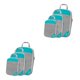 thumbnail image 4 of Billuyoard Compression Packing Cubes Lightweight Accessing Items Easily Breathable Azul cielo 3 piezas 2piezas, 4 of 4