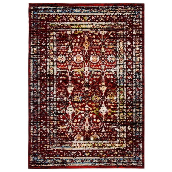 SAFAVIEH Amsterdam Margery Traditional Area Rug, Red, 8' x 10'