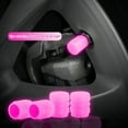 ZAROYEAX Tire Valves Stem Caps for Car Noctilucous Tire Air Caps Cover