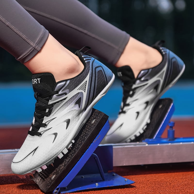 Mens Womens Boys Girls Spikes Athletics Racing Running Shoes Track and Field Sneaker