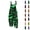 #01 Dark Green, variant on Halloween Jumpsuits for Women Ghost Print Sleeveless Romper One Piece Wide Leg Pants Adjustable Strap Loose Fit Costume Party Outfit,#01 Orange,XL