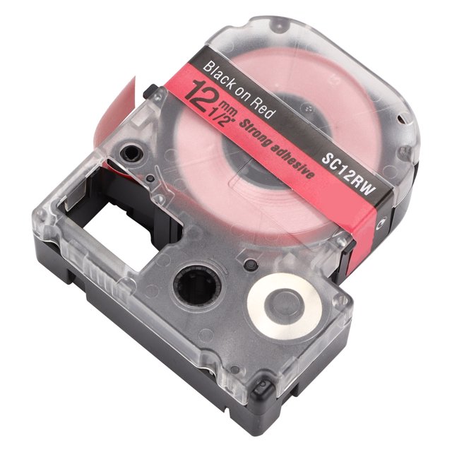 Herwey Label Maker Tape, Labeling Tape Oil-proof Anti-corrosion For KING JIM / Printer For Office Worker Student