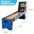 thumbnail image 3 of 7.3 ft. Roll and Score Compact Arcade Game, Blue by Big Sky, 3 of 9