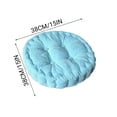 thumbnail image 4 of Taotanxi Large Round Floor Cushions for Adults 1 Pack Meditation Floor Pillow Sky Blue Corduroy Floor Seat Pillows Cushion for Living Room Balcony Tatami Yoga,15"x15", 4 of 7