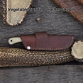 thumbnail image 2 of Knives Ranch 2011 Compact Damascus Steel Fixed Blade EDC Knife with Bone Handle – Sharp Utility Knife for Camping, Outdoor & Everyday Carry Use, 2 of 9