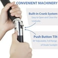 thumbnail image 6 of Autlaycil 9ft Outdoor Patio Umbrella with Base, 48lbs Water or 73lbs Sand Filled, Durable Ribs with Tilt and Crank - Navy Blue, 6 of 7