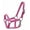 Pink, variant on Small Pony Nylon Halter w/ Nickel Plated Hardware (Purple)