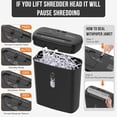 thumbnail image 6 of Home Office Paper Shredder, 10 Sheet Strip Cut with Gallon Basket, CD & Credit Card Shredder Durable & Fast, 6 of 6