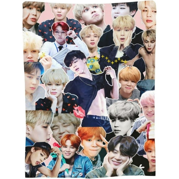 Blanket Jimin Soft and Comfortable Wool Fleece Throw Blankets for Sofa Office car Camping Yoga Travel Home Decoration Cozy Plush Beach Blanket Gift