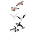 thumbnail image 3 of 10 Piezas Animales Marinos Antárticos Yotijar Estatuilla de Animales, 3 of 3