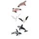 thumbnail image 3 of 10 juegos de animales del Antártico, accesorios de aprendizaje, juguetes educativos en miniatura para y niñas, decoración para tartas, Hugo estatuilla de animales, 3 of 3