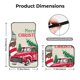 thumbnail image 5 of Balery Merry Christmas 1 Juego de 4 Alfombrillas para Auto, Revestimientos de Caucho Resistente, Diseño Antideslizante, 5 of 7