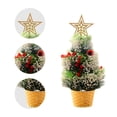 thumbnail image 3 of EGNMCR Room Decor, Home Decor, Wall Decor Artificial Mini Christmas Tree, Tabletop Small Christmas Tree With Ornaments, Artificial Tabletop Christmas Tree With Star Treetop decorative pine trees, 3 of 6