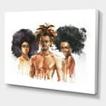 thumbnail image 3 of Designart ' Afro American Fashion Portraits ' Glam Canvas Wall Art Print, 3 of 4
