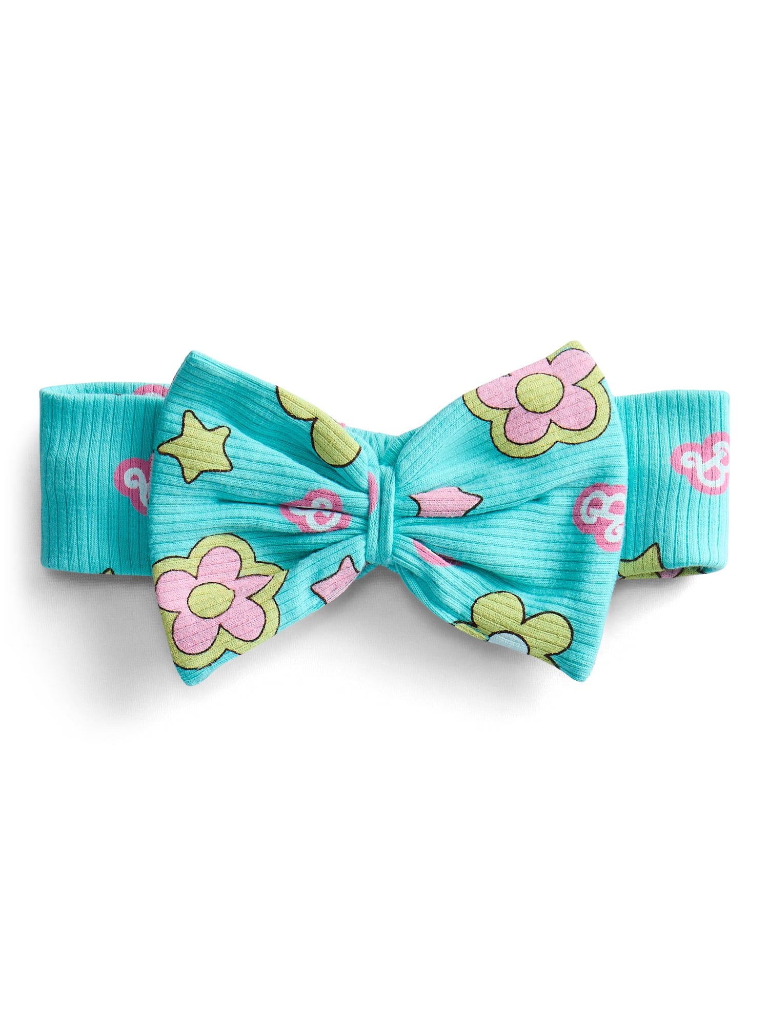 Barbie Baby Girls Ruffle Top and Flare Leggings with Bow Headband Set, 3-Piece, Sizes 0/3M-24M