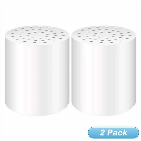 2 Pack 20-Stage Premium Shower Head Filter Replacement Cartridges For Hard Water