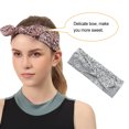 thumbnail image 3 of ZLight Bandeau de Sport Mode Nœud Réglable Multicolore Style Vintage Bandeau de Lavage du Visage Accessoires pour Femmes Gris 1Ensemble, 3 of 6