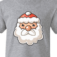 thumbnail image 4 of Inktastic Cute Santa Claus Face Youth T-Shirt, 4 of 5