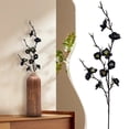 thumbnail image 2 of PLJFXXM Artificial Blossom Branches 21.26In Silk Flowers Blossom Branches Long Stem Artificial Flowers for Tall Vase, for Home Decor, Weddings Decor, Parties & Festival Gifts 2PCS,Black, 2 of 7