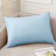 thumbnail image 1 of Waterproof Outdoor Rectangle Pillow Cover | Weather Resistant Cushion Protector | Solid Color Backrest Pillow Cover for Patio, Garden, Pool Furniture, 1 of 9