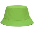thumbnail image 2 of Solid Color Unisex Cotton Packable Summer Travel Bucket Beach Sun Hat, 2 of 6