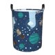 thumbnail image 1 of Balery Alpaca Astronaut in Space Cesta de ropa redonda con asas, impermeable, independiente, para ropa, juguetes, dormitorio y familia-Small, 1 of 6