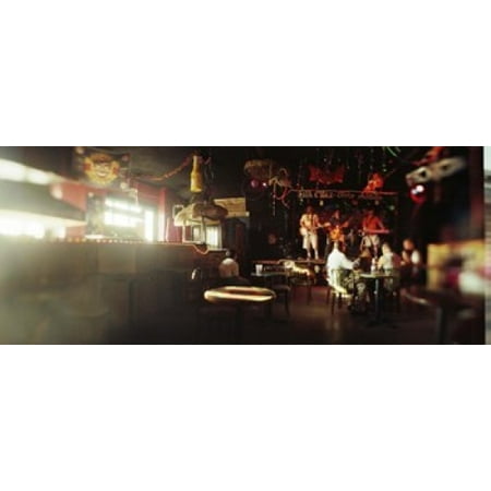 People in a restaurant Cha Cha Lounge Coney Island Brooklyn New York City New York State USA Canvas Art - Panoramic Images (15 x