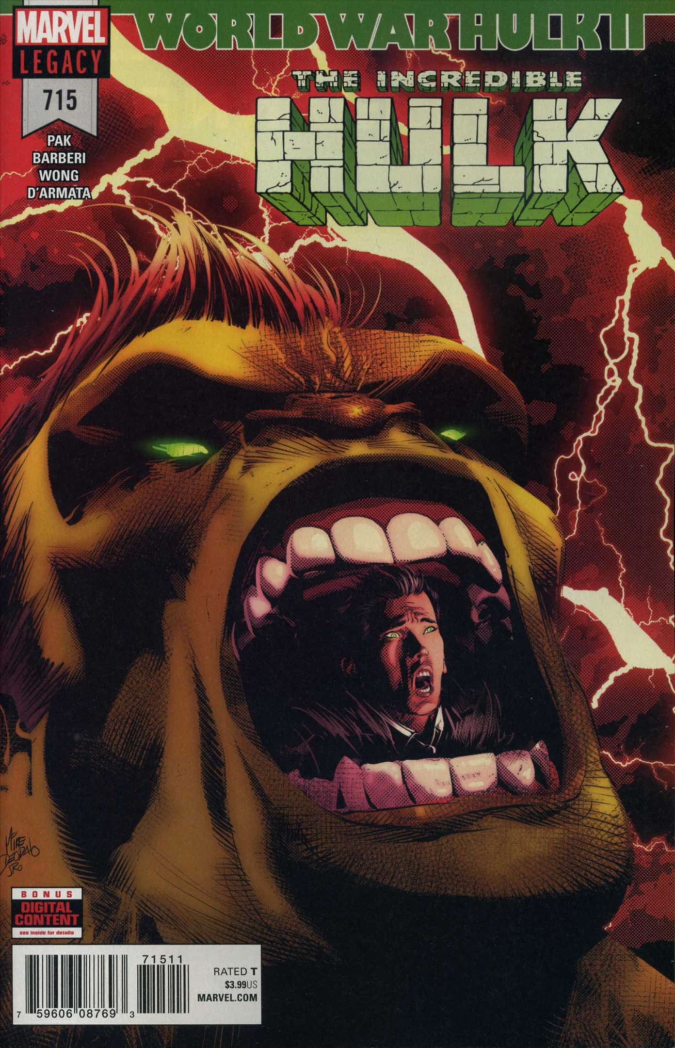 Cover of Incredible Hulk #715