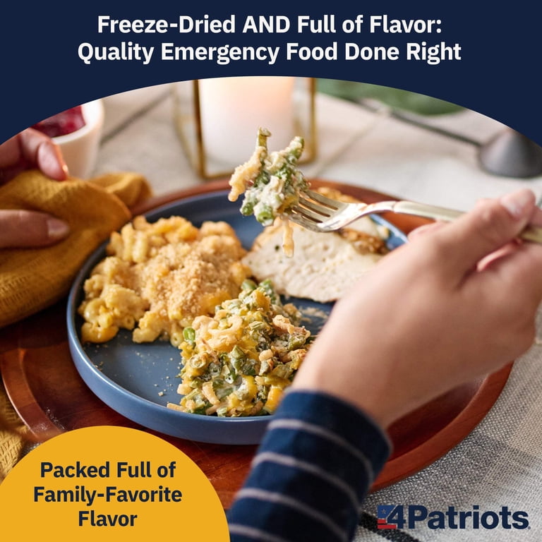 4Patriots 3-Month Survival Food Kit, 688 Servings, 135,840