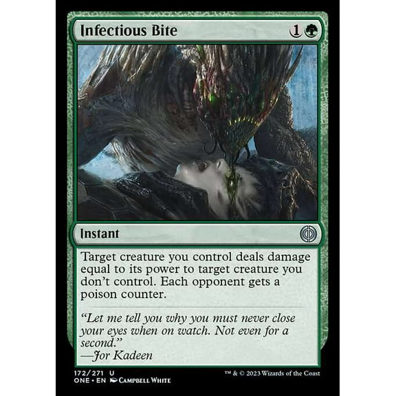 MtG Phyrexia: All Will Be One Uncommon Infectious Bite #172