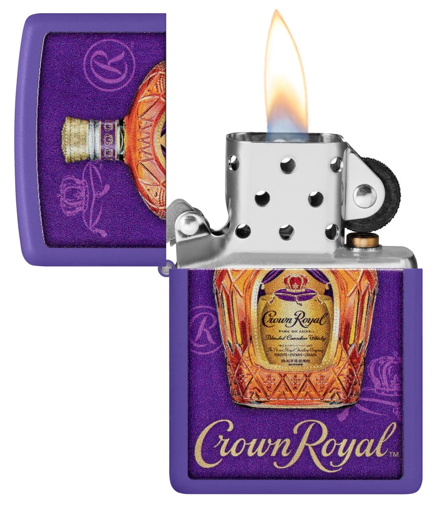Pro-Cut ZIP-48749 2024 Zippo 237 Crown Royal Lighter, Purple Matte