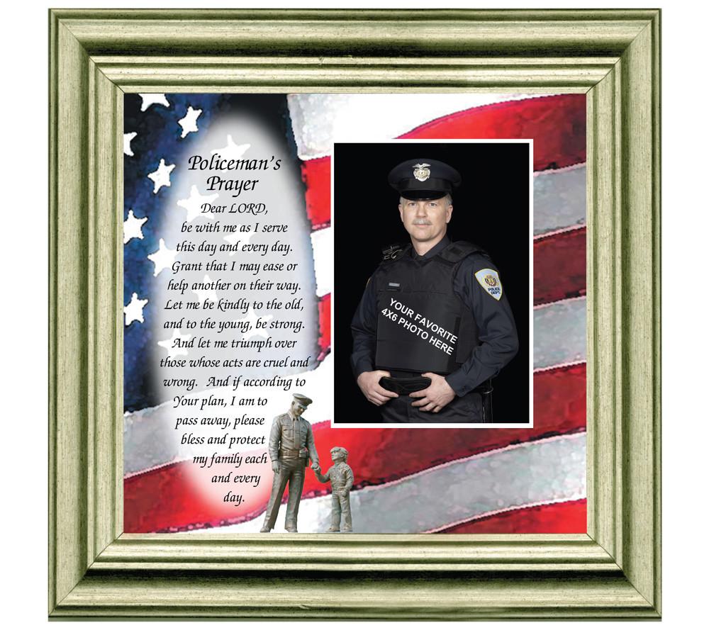 Police Officer/'s Prayer Necklace Gifts for Police Officers