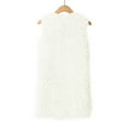 thumbnail image 5 of UTTOASFAY Women Long Sleeve Top Ladies Women Sexy Lady Faux-Fur' Solid Casual Sleeveless Warm Vest Waistcoat, 5 of 8