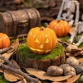 thumbnail image 7 of Halloween Decor Mini Resin Pumpkin Ornaments Waterproof Reusable Figurines for Party Favors Home Accents and DIY Crafts by MPOISVA, 7 of 7