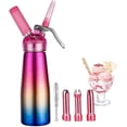 thumbnail image 1 of Durable Stainless Steel Cream Whipper with 3 Decorating Nozzles, Ideal for Whipped Cream, 1 of 5