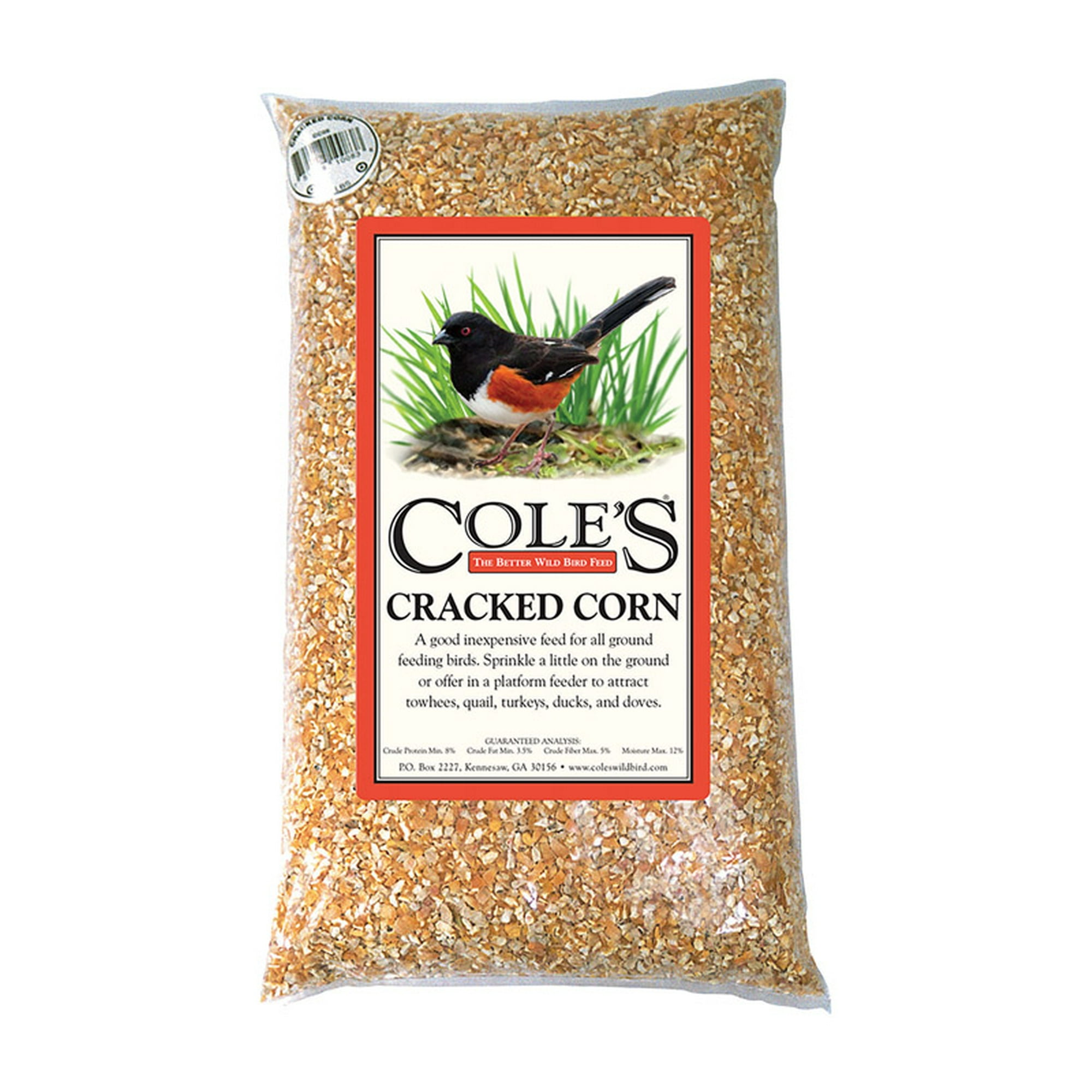 Cole's Assorted Species Cracked Corn Wild Bird Food 5 lb