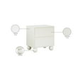 thumbnail image 2 of Meridian Furniture Kent Cream Night Stand, 2 of 9