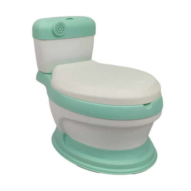Baño Entrenador Bacinica The Baby Shop con sonido, antiderrapante y asiento acojinado Verde